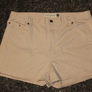 Gap Khaki Colored Denim Shorts